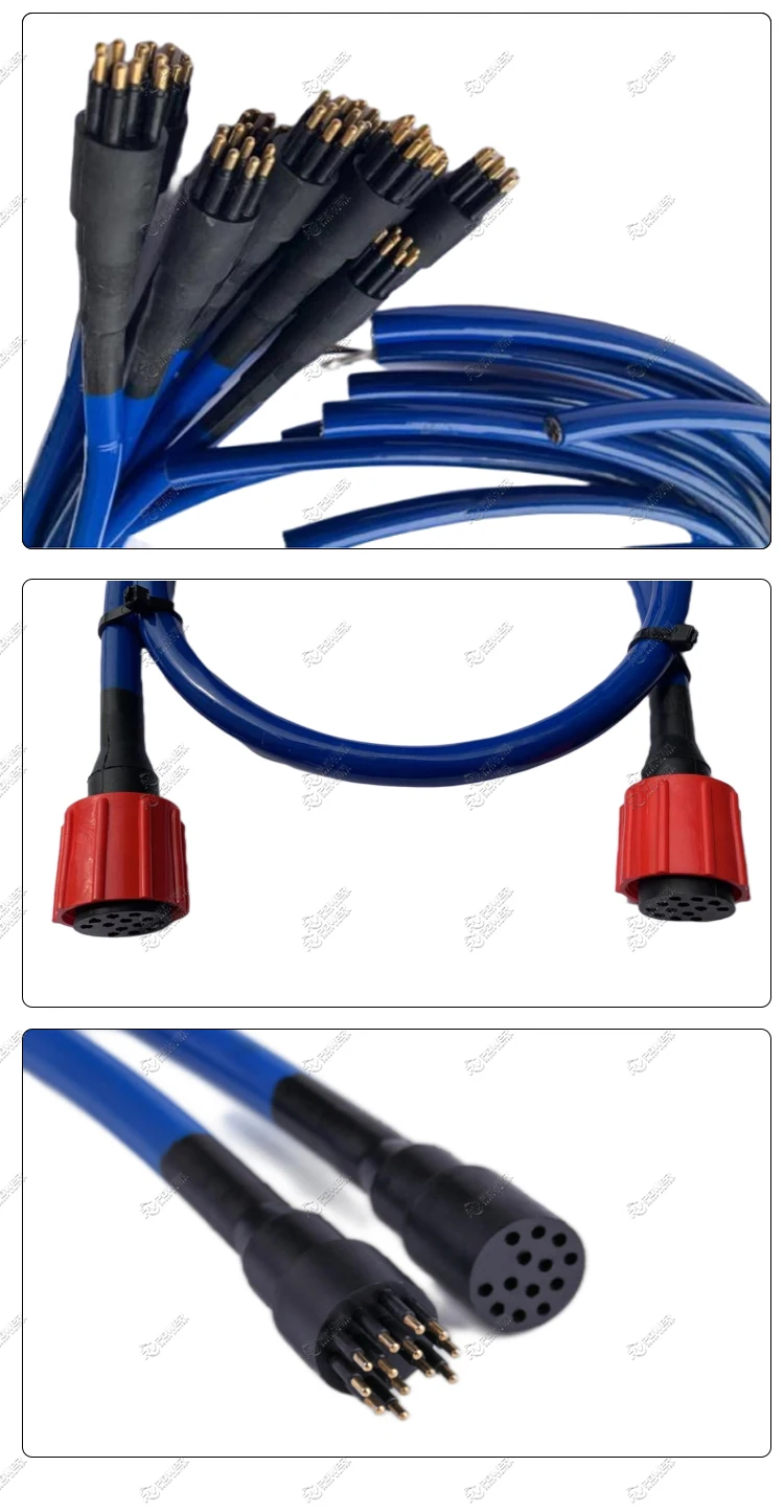 DIL8F 8-Pin Subsea Ethernet Connector — In-Line Female, 300 Bar, Gigabit Etherne